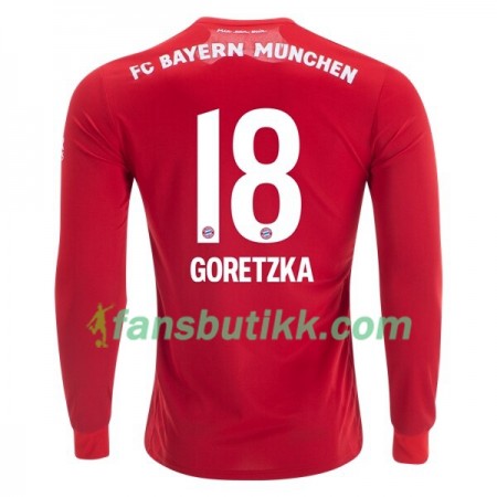 Fotballdrakt FC Bayern München Leon Goretzka 18 Hjemmetrøye 2019-2020 Langermet